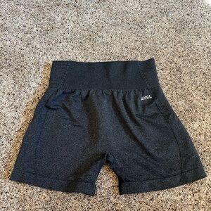 AYBL Black Athletic High-Waist Shorts